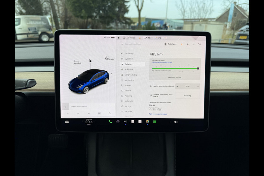 Tesla Model 3 Aut. Long Range Dual Motor AWD | SoH 86% | Trekhaak | Autopilot | Panorama | Leder | 19 Inch |