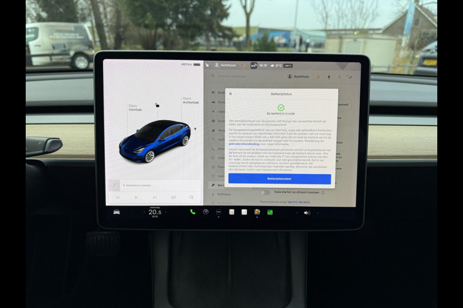 Tesla Model 3 Aut. Long Range Dual Motor AWD | SoH 86% | Trekhaak | Autopilot | Panorama | Leder | 19 Inch |