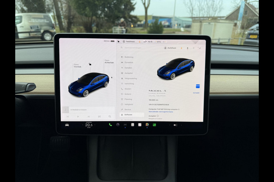 Tesla Model 3 Aut. Long Range Dual Motor AWD | SoH 86% | Trekhaak | Autopilot | Panorama | Leder | 19 Inch |