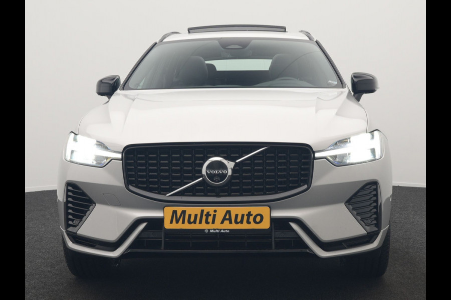Volvo XC60 T6 AWD Plus Dark LONG RANGE Plug In Hybrid 350pk Dealer O.H PHEV | Panodak | Adaptive Cruise | 360 Camera | Lederen Sportstoelen Memory & Verwarmd | Keyless | Apple Carplay | Pilot Assist | Blis | Virtual | Google Maps | DAB |