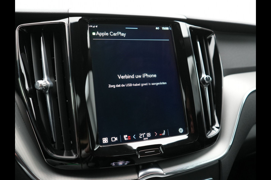 Volvo XC60 T6 AWD Plus Dark LONG RANGE Plug In Hybrid 350pk Dealer O.H PHEV | Panodak | Adaptive Cruise | 360 Camera | Lederen Sportstoelen Memory & Verwarmd | Keyless | Apple Carplay | Pilot Assist | Blis | Virtual | Google Maps | DAB |