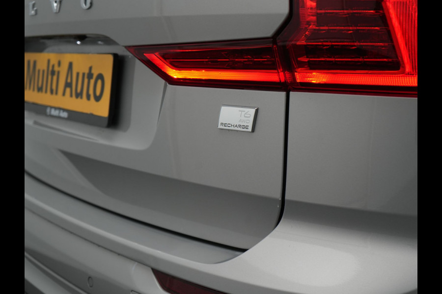 Volvo XC60 T6 AWD Plus Dark LONG RANGE Plug In Hybrid 350pk Dealer O.H PHEV | Panodak | Adaptive Cruise | 360 Camera | Lederen Sportstoelen Memory & Verwarmd | Keyless | Apple Carplay | Pilot Assist | Blis | Virtual | Google Maps | DAB |