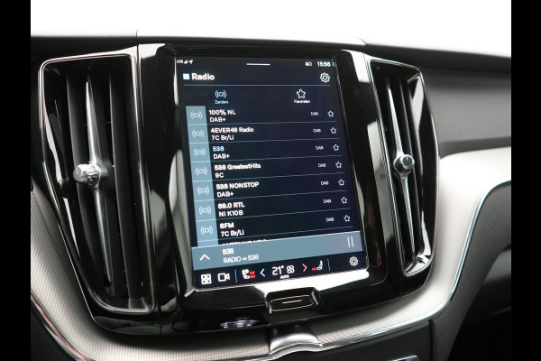 Volvo XC60 T6 AWD Plus Dark LONG RANGE Plug In Hybrid 350pk Dealer O.H PHEV | Panodak | Adaptive Cruise | 360 Camera | Lederen Sportstoelen Memory & Verwarmd | Keyless | Apple Carplay | Pilot Assist | Blis | Virtual | Google Maps | DAB |