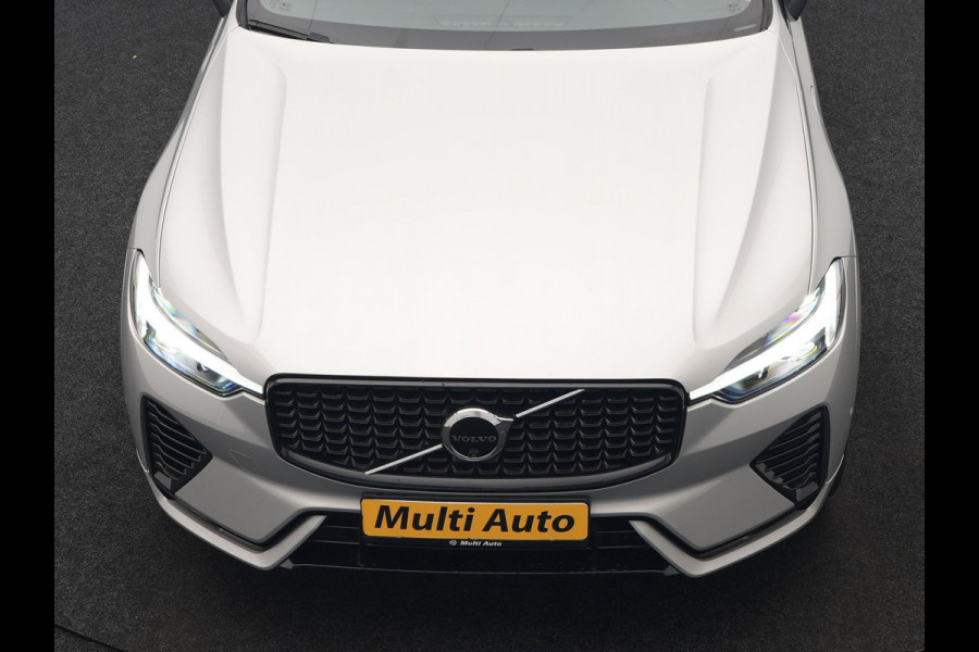 Volvo XC60 T6 AWD Plus Dark LONG RANGE Plug In Hybrid 350pk Dealer O.H PHEV | Panodak | Adaptive Cruise | 360 Camera | Lederen Sportstoelen Memory & Verwarmd | Keyless | Apple Carplay | Pilot Assist | Blis | Virtual | Google Maps | DAB |