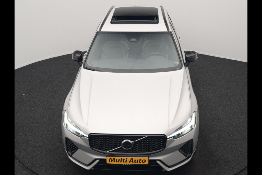 Volvo XC60 T6 AWD Plus Dark LONG RANGE Plug In Hybrid 350pk Dealer O.H PHEV | Panodak | Adaptive Cruise | 360 Camera | Lederen Sportstoelen Memory & Verwarmd | Keyless | Apple Carplay | Pilot Assist | Blis | Virtual | Google Maps | DAB |
