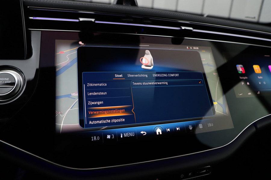 Mercedes-Benz E-Klasse AMG 53 4MATIC+ | 612PK | Achterasbesturing | Hyperscreen | Schaalstoelen | Head-up | Burmester 4D | Keyless-go | Air-balance | 2