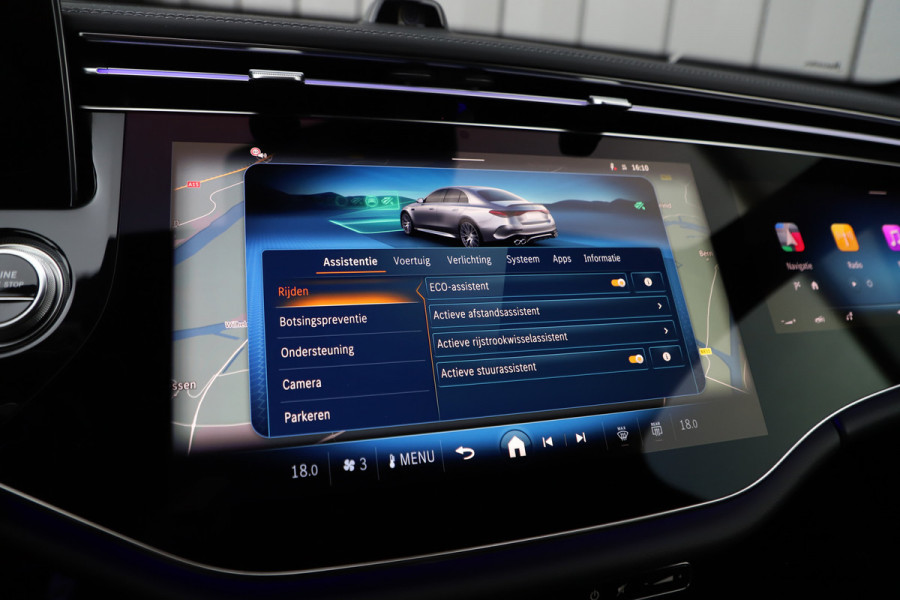 Mercedes-Benz E-Klasse AMG 53 4MATIC+ | 612PK | Achterasbesturing | Hyperscreen | Schaalstoelen | Head-up | Burmester 4D | Keyless-go | Air-balance | 2