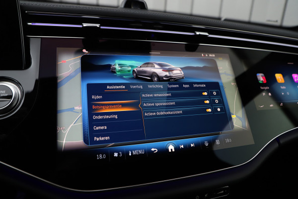 Mercedes-Benz E-Klasse AMG 53 4MATIC+ | 612PK | Achterasbesturing | Hyperscreen | Schaalstoelen | Head-up | Burmester 4D | Keyless-go | Air-balance | 2