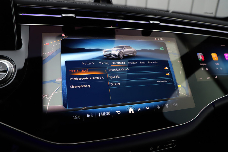 Mercedes-Benz E-Klasse AMG 53 4MATIC+ | 612PK | Achterasbesturing | Hyperscreen | Schaalstoelen | Head-up | Burmester 4D | Keyless-go | Air-balance | 2
