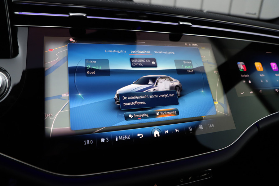 Mercedes-Benz E-Klasse AMG 53 4MATIC+ | 612PK | Achterasbesturing | Hyperscreen | Schaalstoelen | Head-up | Burmester 4D | Keyless-go | Air-balance | 2