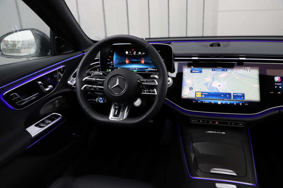 Mercedes-Benz E-Klasse AMG 53 4MATIC+ | 612PK | Achterasbesturing | Hyperscreen | Schaalstoelen | Head-up | Burmester 4D | Keyless-go | Air-balance | 2