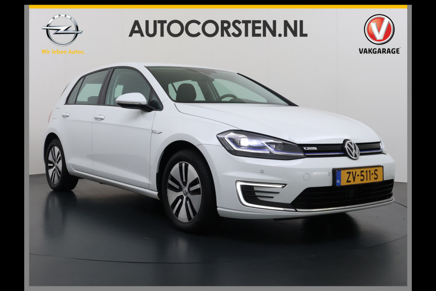 Volkswagen e-Golf Soh 90% Warmtepomp Adap.Cruise Control Navi Ecc Pdc Led Lmv Isofix Car-Net App-Connect Bluetooth Licht-/Regensensor Origineel Nederlandse Auto