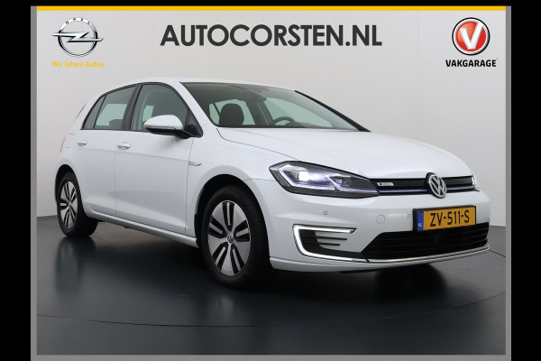 Volkswagen e-Golf Soh 90% Warmtepomp Adap.Cruise Control Navi Ecc Pdc Led Lmv Isofix Car-Net App-Connect Bluetooth Licht-/Regensensor Origineel Nederlandse Auto