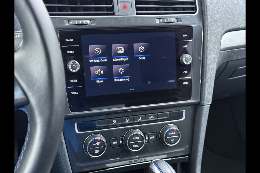 Volkswagen e-Golf Soh 90% Warmtepomp Adap.Cruise Control Navi Ecc Pdc Led Lmv Isofix Car-Net App-Connect Bluetooth Licht-/Regensensor Origineel Nederlandse Auto