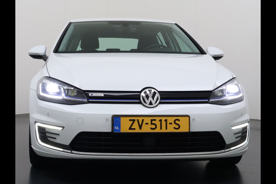 Volkswagen e-Golf Soh 90% Warmtepomp Adap.Cruise Control Navi Ecc Pdc Led Lmv Isofix Car-Net App-Connect Bluetooth Licht-/Regensensor Origineel Nederlandse Auto