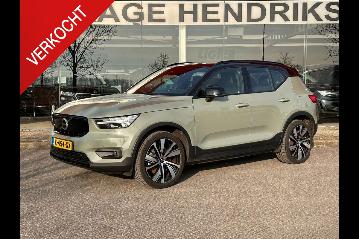 Volvo XC40 Recharge P8 AWD R-Design | SOH: 92,1% | Leder | Two Tone | Adaptive CC | Camera | BlindSpot |