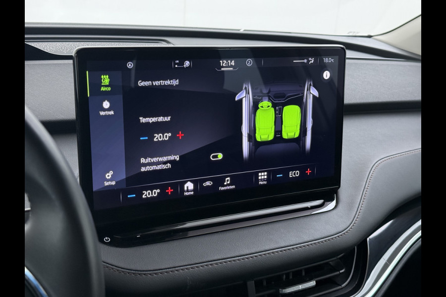 Škoda ENYAQ iV 80 Leder Elek.Stoel+Memory Adap.Cruise Head-Up Display Assistentie Pakket Camera Navi Ecc Stuurverwarming Pdc SOH 88% Matrix-Led Lmv Apple Carplay Android Auto Keyless Rijstrooksensor Dodehoek detectie File Zeer compleet!