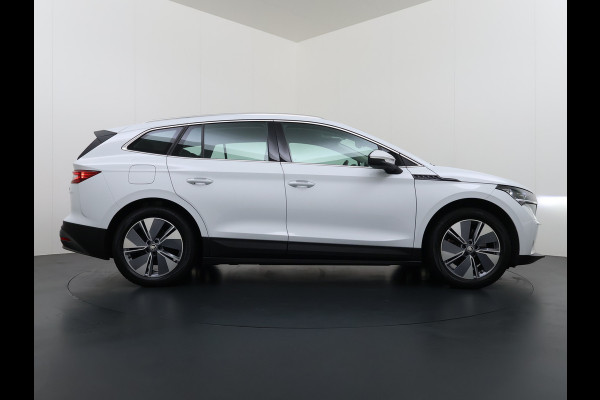 Škoda ENYAQ iV 80 Leder Elek.Stoel+Memory Adap.Cruise Head-Up Display Assistentie Pakket Camera Navi Ecc Stuurverwarming Pdc SOH 88% Matrix-Led Lmv Apple Carplay Android Auto Keyless Rijstrooksensor Dodehoek detectie File Zeer compleet!