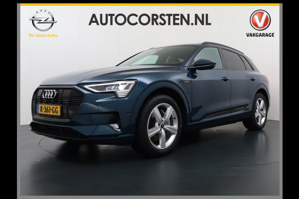 Audi e-tron 55 Quattro 95kWh SOH 96% Panoramadak Sportstoelen Trekhaak Adap.Cruise 360°Camera Apple Carplay Android Auto Leder Navi Ecc Busi Elek.Stoelen+Memory Elek.Achterklep Matrix Led AWD 4WD 1.800KG Trekgewicht 1e Eigenaar Origineel Nederlandse Auto Zeer complete Audi 55 E-tron