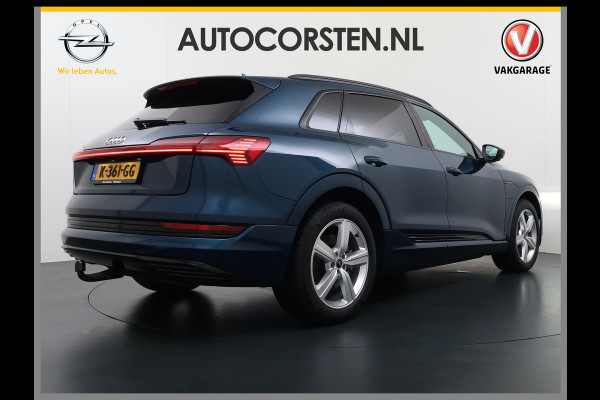 Audi e-tron 55 Quattro 95kWh SOH 96% Panoramadak Sportstoelen Trekhaak Adap.Cruise 360°Camera Apple Carplay Android Auto Leder Navi Ecc Busi Elek.Stoelen+Memory Elek.Achterklep Matrix Led AWD 4WD 1.800KG Trekgewicht 1e Eigenaar Origineel Nederlandse Auto Zeer complete Audi 55 E-tron