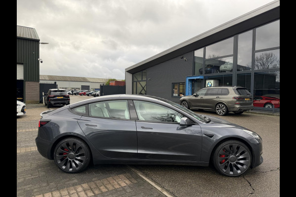 Tesla Model 3 Performance AWD 75 kWh SOH 96% | 20 INCH VELGEN ALS NIEUW | SUPER NETTE AUTO | FABRIEKSGARANTIE OP HOOGVOLTACCU EN AANDRIJFLIJN T/M 03-2030 |