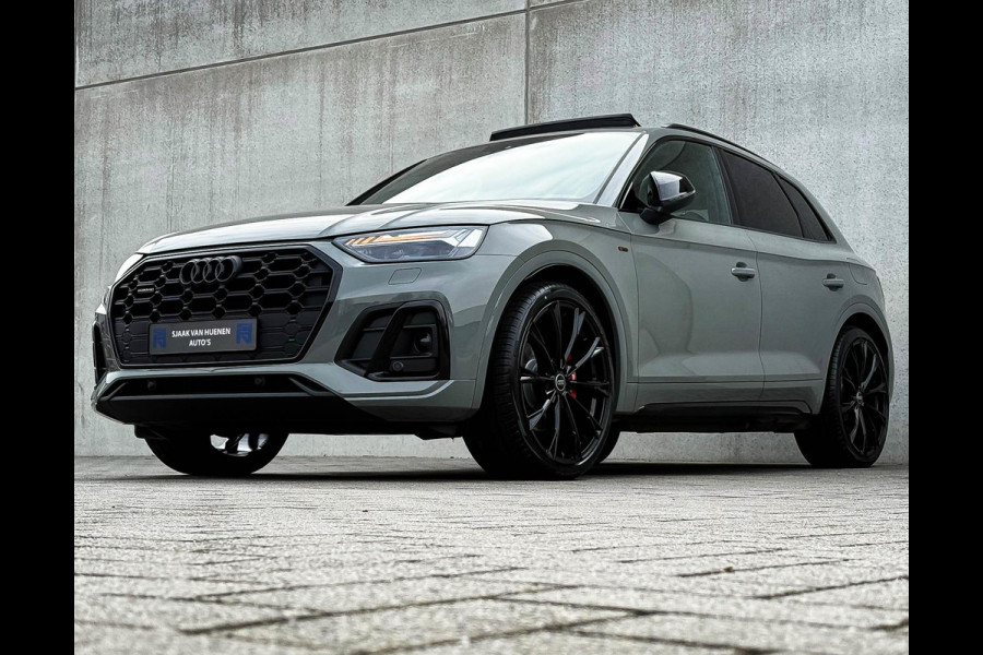 Audi Q5 50TFSI e 299PK Quattro Competition S Edition S-Line 1é Eig! Audi Exclusive|Pano|Luchtvering|S-Kuipstoelen|HD Matrix|Carbon