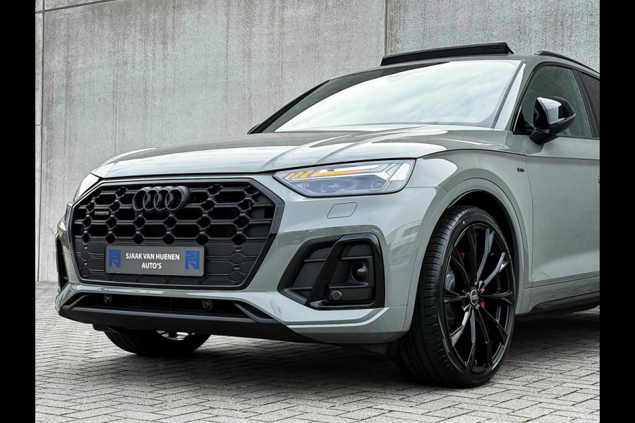 Audi Q5 50TFSI e 299PK Quattro Competition S Edition S-Line 1é Eig! Audi Exclusive|Pano|Luchtvering|S-Kuipstoelen|HD Matrix|Carbon