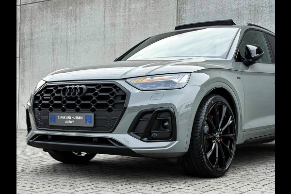 Audi Q5 50TFSI e 299PK Quattro Competition S Edition S-Line 1é Eig! Audi Exclusive|Pano|Luchtvering|S-Kuipstoelen|HD Matrix|Carbon