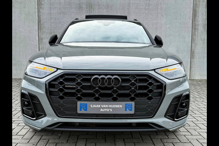Audi Q5 50TFSI e 299PK Quattro Competition S Edition S-Line 1é Eig! Audi Exclusive|Pano|Luchtvering|S-Kuipstoelen|HD Matrix|Carbon