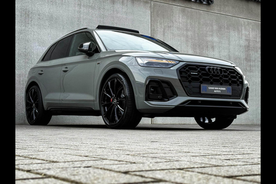 Audi Q5 50TFSI e 299PK Quattro Competition S Edition S-Line 1é Eig! Audi Exclusive|Pano|Luchtvering|S-Kuipstoelen|HD Matrix|Carbon
