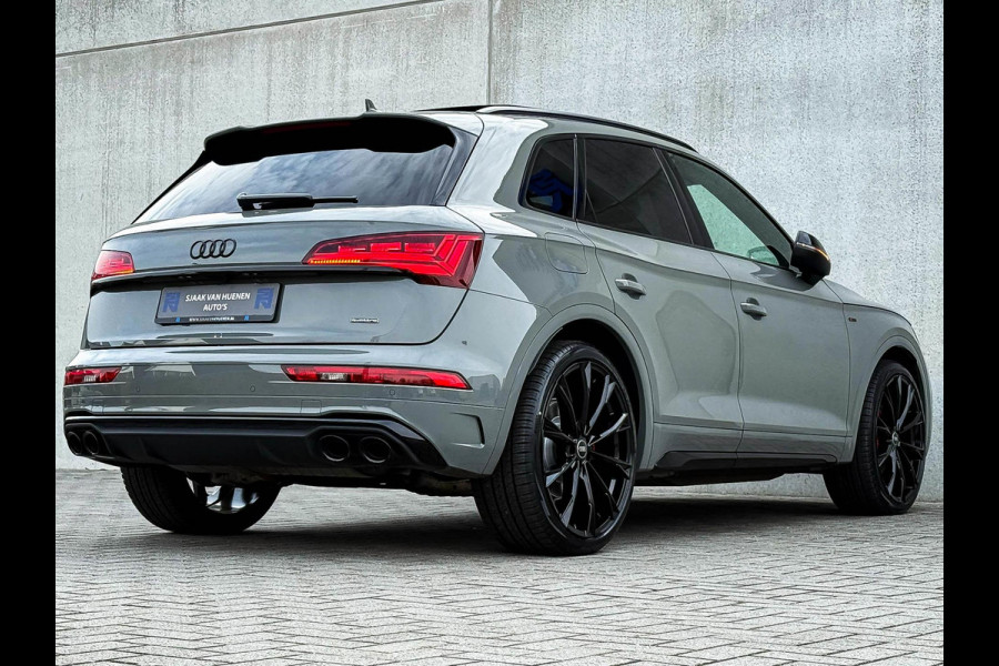 Audi Q5 50TFSI e 299PK Quattro Competition S Edition S-Line 1é Eig! Audi Exclusive|Pano|Luchtvering|S-Kuipstoelen|HD Matrix|Carbon