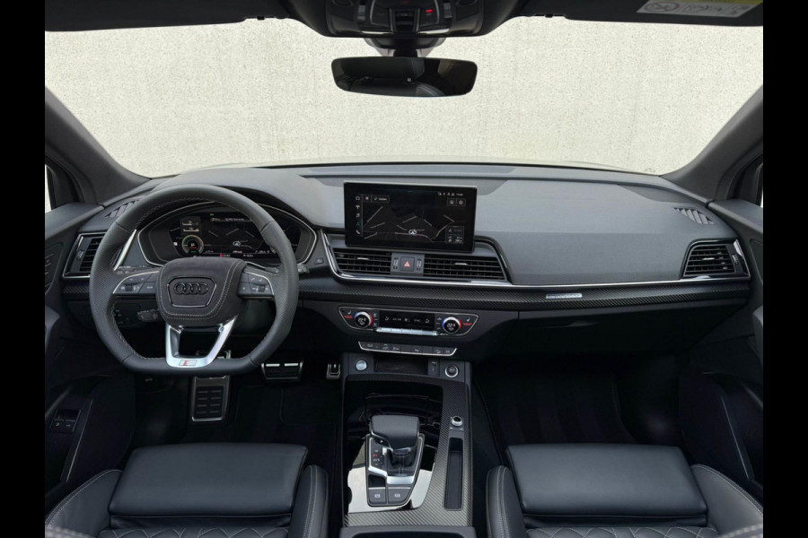 Audi Q5 50TFSI e 299PK Quattro Competition S Edition S-Line 1é Eig! Audi Exclusive|Pano|Luchtvering|S-Kuipstoelen|HD Matrix|Carbon