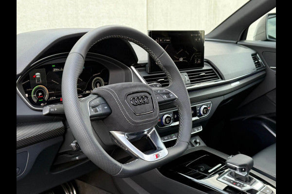 Audi Q5 50TFSI e 299PK Quattro Competition S Edition S-Line 1é Eig! Audi Exclusive|Pano|Luchtvering|S-Kuipstoelen|HD Matrix|Carbon