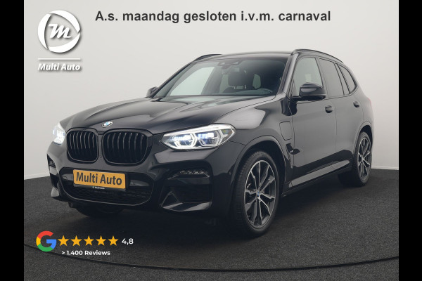 BMW X3 xDrive30e M Sport Plug In Hybrid 293pk Dealer O.H PHEV | Trekhaak Af Fabriek | 360 Camera | Head Up | Adaptive LED |  Lederen Sportstoelen & Sportstuur Verwarmd | Keyless | Apple Carplay | Navigatie | Cruise Control | Virtual | DAB | 20" L.M