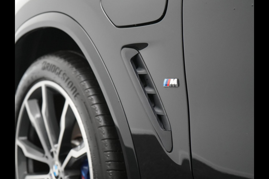 BMW X3 xDrive30e M Sport Plug In Hybrid 293pk Dealer O.H PHEV | Trekhaak Af Fabriek | 360 Camera | Head Up | Adaptive LED |  Lederen Sportstoelen & Sportstuur Verwarmd | Keyless | Apple Carplay | Navigatie | Cruise Control | Virtual | DAB | 20" L.M