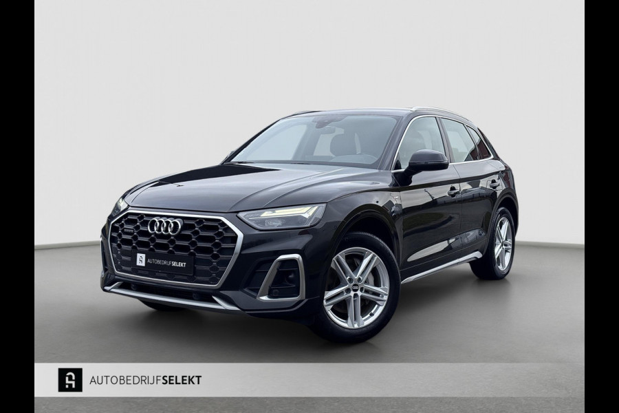 Audi Q5 50 TFSI e S-line | Trekhaak | Carplay | ACC | Stoelverwarming | Elektr. achterklep | DAB+ | LED