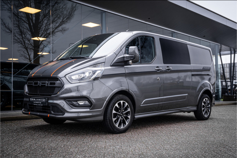 Ford Transit Custom 320 2.0 TDCI 185pk Aut. L2H1 Sport ** Dubbel Cabine ** Leer ** Trekhaak