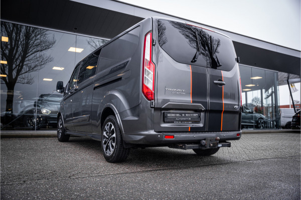 Ford Transit Custom 320 2.0 TDCI 185pk Aut. L2H1 Sport ** Dubbel Cabine ** Leer ** Trekhaak