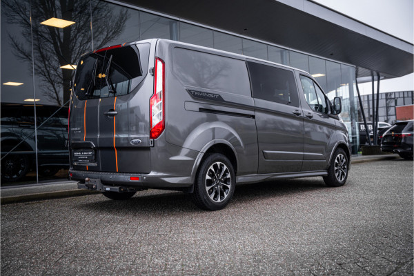 Ford Transit Custom 320 2.0 TDCI 185pk Aut. L2H1 Sport ** Dubbel Cabine ** Leer ** Trekhaak