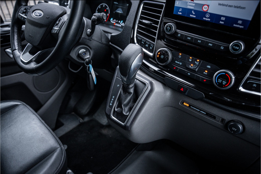 Ford Transit Custom 320 2.0 TDCI 185pk Aut. L2H1 Sport ** Dubbel Cabine ** Leer ** Trekhaak