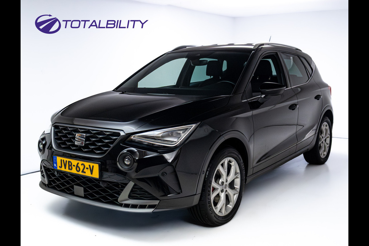 Seat Arona 1.5 TSI FR 150PK Automaat Travel-assist | Camera | Adaptive cruise | Climate-control Digi dash, PDC V+A, Navigatie, App-connect, Sfeerverlichting