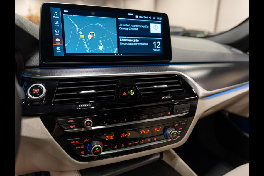 BMW 5 Serie 530e M-Pakket, Shadow Line, Laser Light, Pano, Virtual, Leder, 360 Cam, ACC, Ambiënte Light, PDC, Dealer Onderhouden