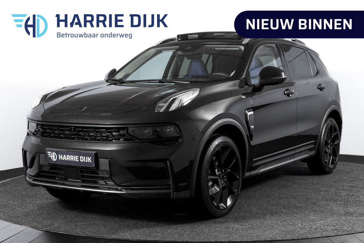 Lynk & Co 01 1.5 PHEV 261PK MY22 | Blackpakket | 360 Camera | 7.4 kWh Boordlader | S/K-panodak | Adapt. Cruise | Memory | Elek. klep | LM 20" |