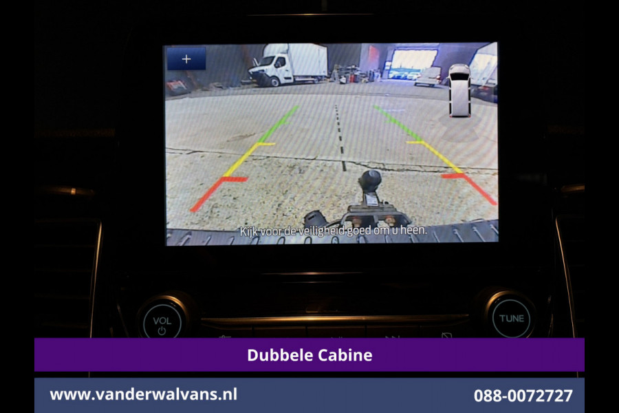 Ford Transit Custom 2.0 TDCI 130pk Automaat L2H1 Dubbele Cabine Euro6 Airco | 2x Zijdeur | 5-Zits | Navigatie | Camera LED, Cruisecontrol, Stoelverwarming, Verwarmde voorruit, Trekhaak, Parkeersensoren