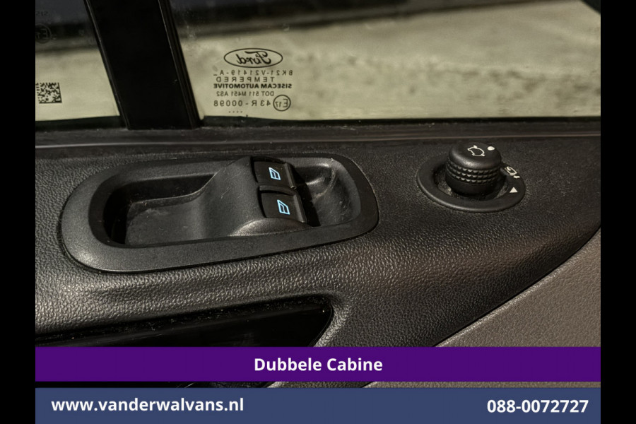 Ford Transit Custom 2.0 TDCI 130pk Automaat L2H1 Dubbele Cabine Euro6 Airco | 2x Zijdeur | 5-Zits | Navigatie | Camera LED, Cruisecontrol, Stoelverwarming, Verwarmde voorruit, Trekhaak, Parkeersensoren