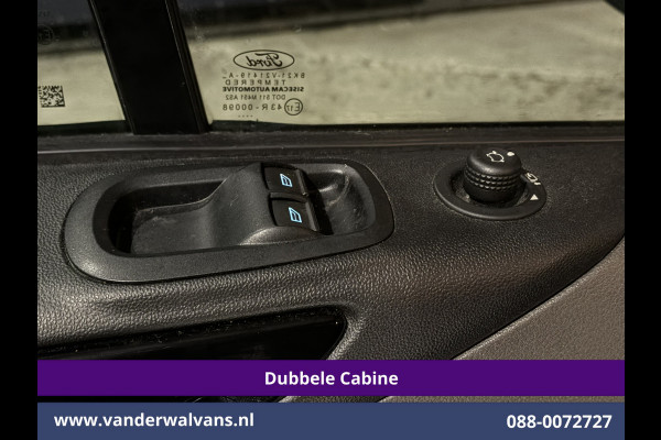 Ford Transit Custom 2.0 TDCI 130pk Automaat L2H1 Dubbele Cabine Euro6 Airco | 2x Zijdeur | 5-Zits | Navigatie | Camera LED, Cruisecontrol, Stoelverwarming, Verwarmde voorruit, Trekhaak, Parkeersensoren