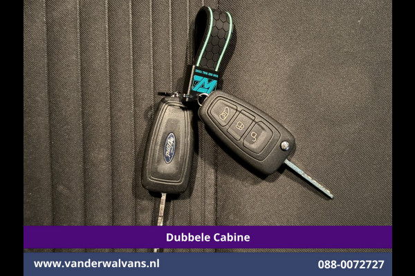 Ford Transit Custom 2.0 TDCI 130pk Automaat L2H1 Dubbele Cabine Euro6 Airco | 2x Zijdeur | 5-Zits | Navigatie | Camera LED, Cruisecontrol, Stoelverwarming, Verwarmde voorruit, Trekhaak, Parkeersensoren
