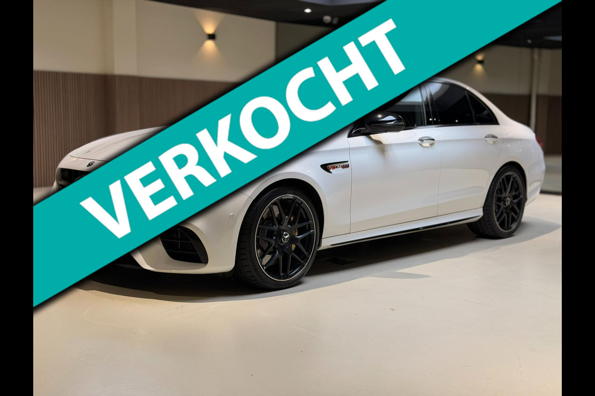 Mercedes-Benz E-Klasse AMG E63 S 4MATIC PANO|SCHAALSTOELEN|MEMORY|BURMESTER|STOELVERWARMING