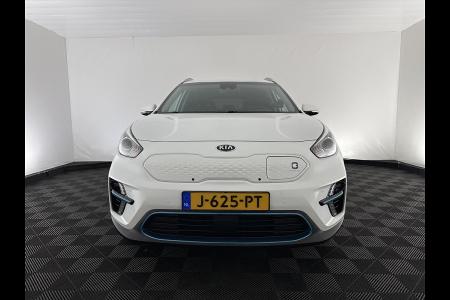 Kia e-Niro DynamicLine 64 kWh [ 3-Fase ] {SOH-100%} (INCL-BTW) Aut.*LEATHER-FABRIC | NAVI-FULLMAP | DAB+ | ADAPTIVE-CRUISE | CAMERA | HEATED-COMFORTSEATS | KEYLESS | DIGI-COCKPIT | SHIFT-PADDLES | CARPLAY | LANE-ASSIST | ...