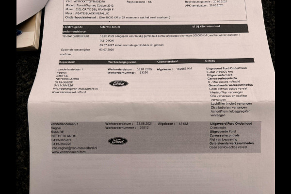 Ford Transit Custom 280 2.0 TDCI L1H1 Limited Automaat * Origineel Nederlands * Carplay Camera Lichtmetaal Voorruitverwarming